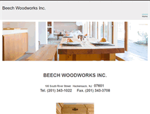 Tablet Screenshot of beechwoodworks.com